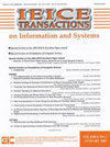 IEICE TRANSACTIONS ON INFORMATION AND SYSTEMS封面